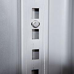 Stainless steel shelf clips and shelf standards Stainless steel shelf clips and shelf standards